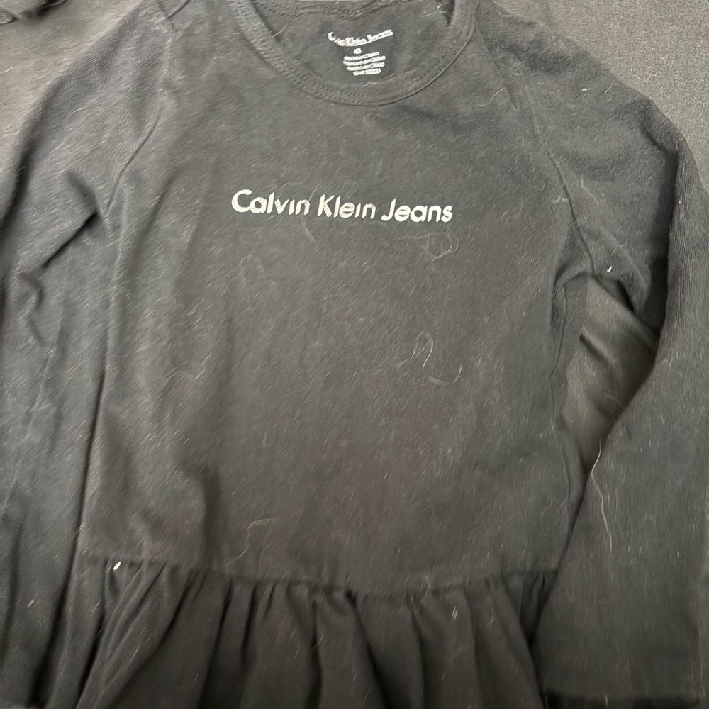 Calvin Klein Jeans Black Long Sleeve Tee